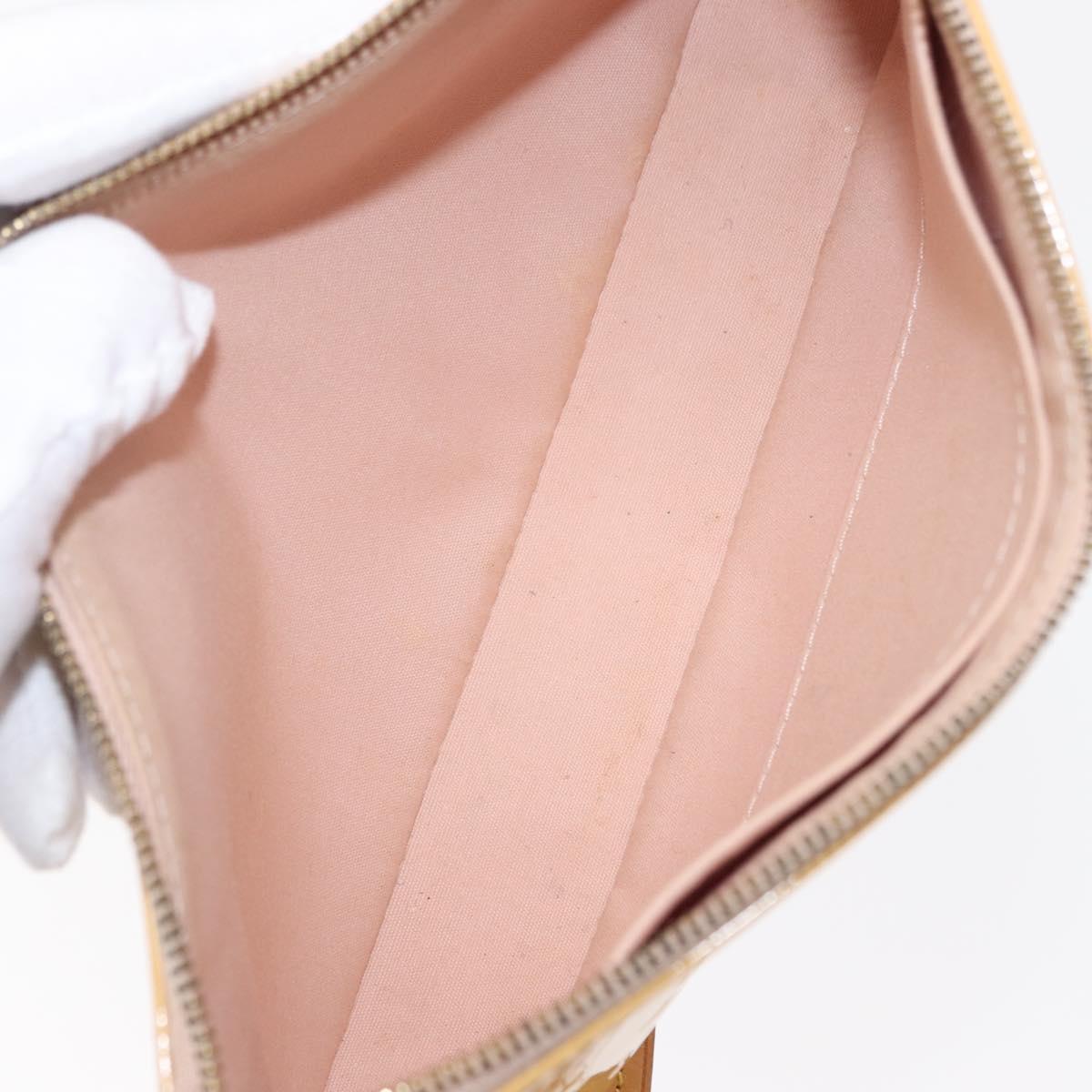 LOUIS VUITTON Vernis Pochette Accessoires Rose Angelique M90072 LV Auth 151201V