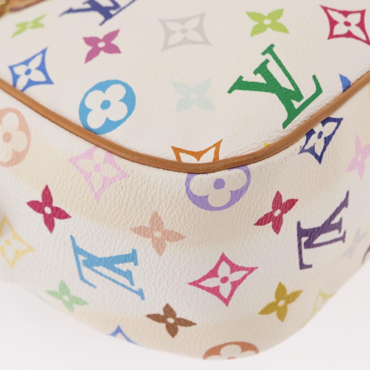 LOUIS VUITTON Monogram Multicolor Gracie MM Bag White M92590 LV Auth 151203SM