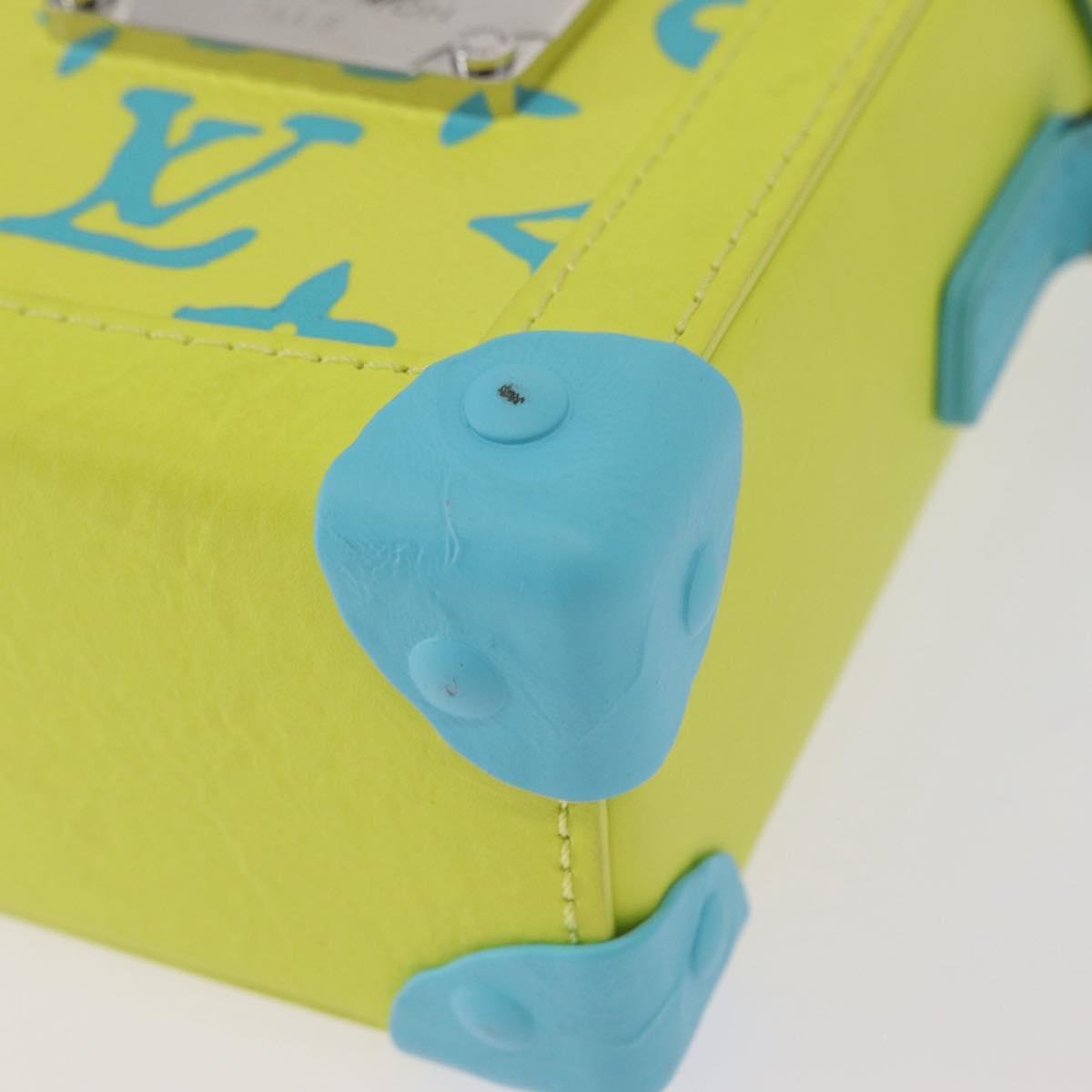 LOUIS VUITTON Monogram Playground Vertical Trunk Bag Yellow M82007 Auth 151204SM