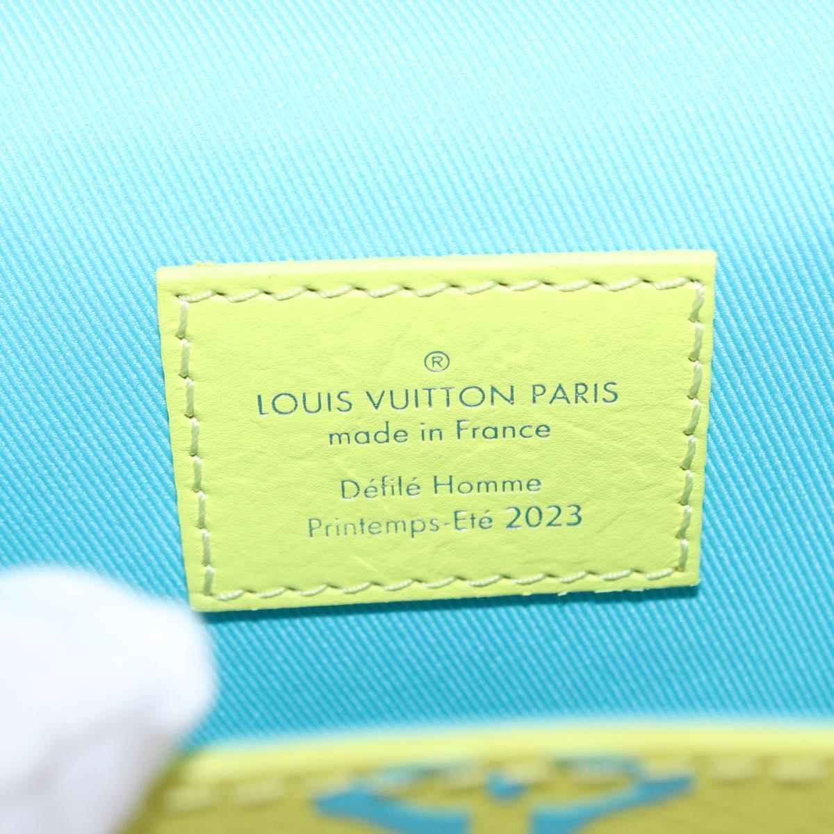LOUIS VUITTON Monogram Playground Vertical Trunk Bag Yellow M82007 Auth 151204SM