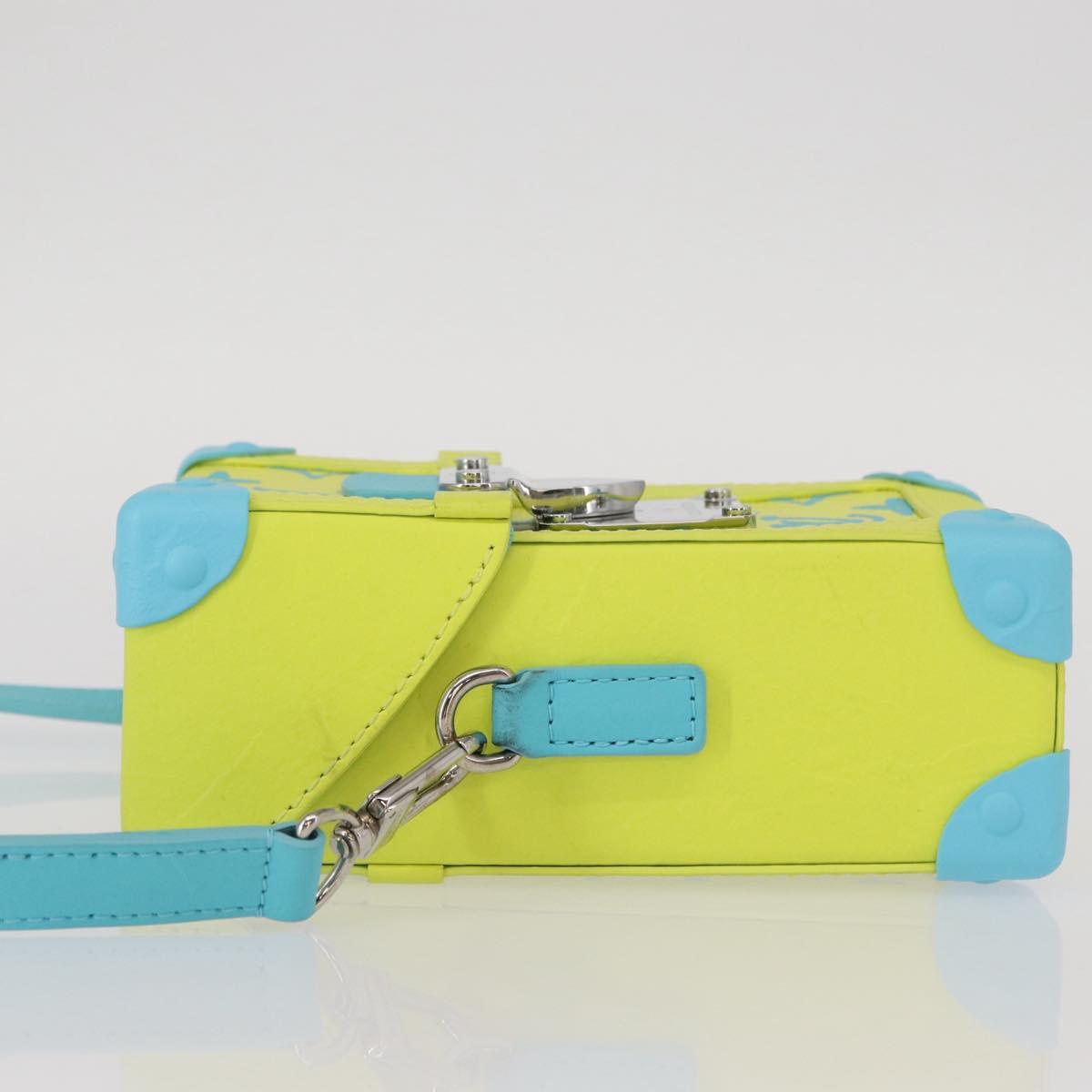 LOUIS VUITTON Monogram Playground Vertical Trunk Bag Yellow M82007 Auth 151204SM