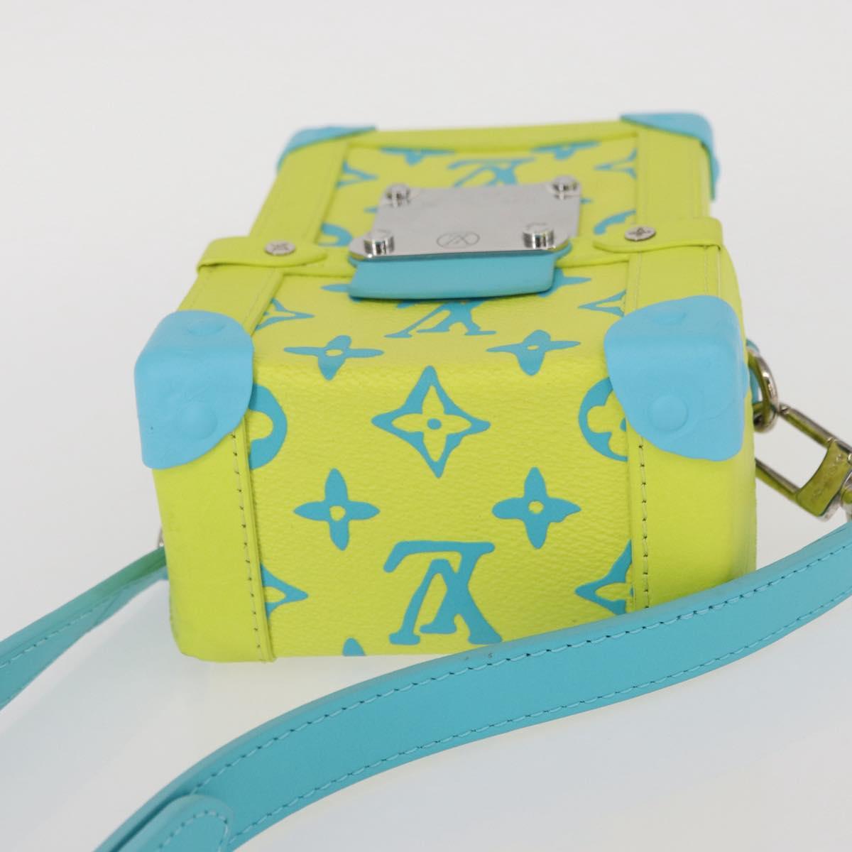 LOUIS VUITTON Monogram Playground Vertical Trunk Bag Yellow M82007 Auth 151204SM