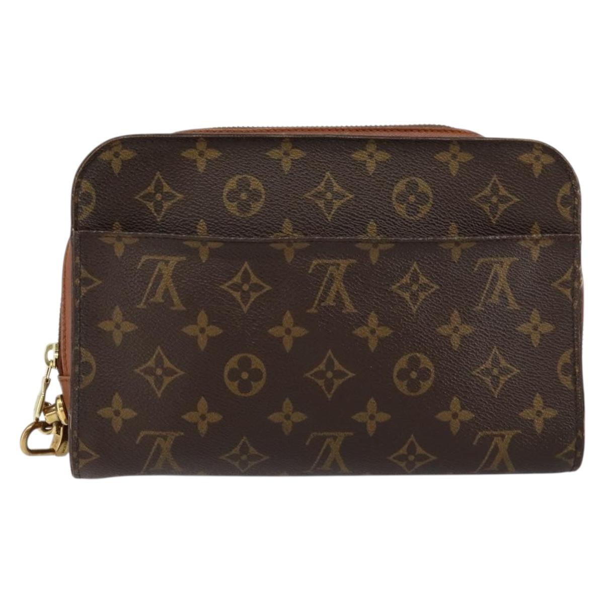 LOUIS VUITTON Monogram Orsay Clutch Bag M51790 LV Auth 151221