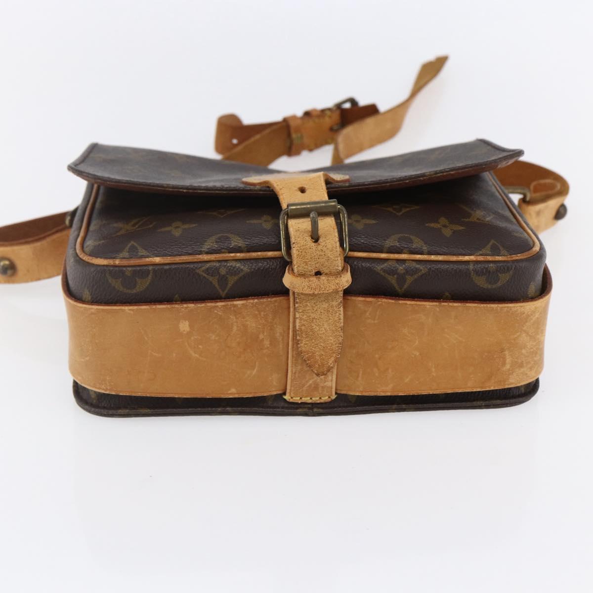 LOUIS VUITTON Monogram Cartouchiere MM Shoulder Bag M51253 LV Auth 151222