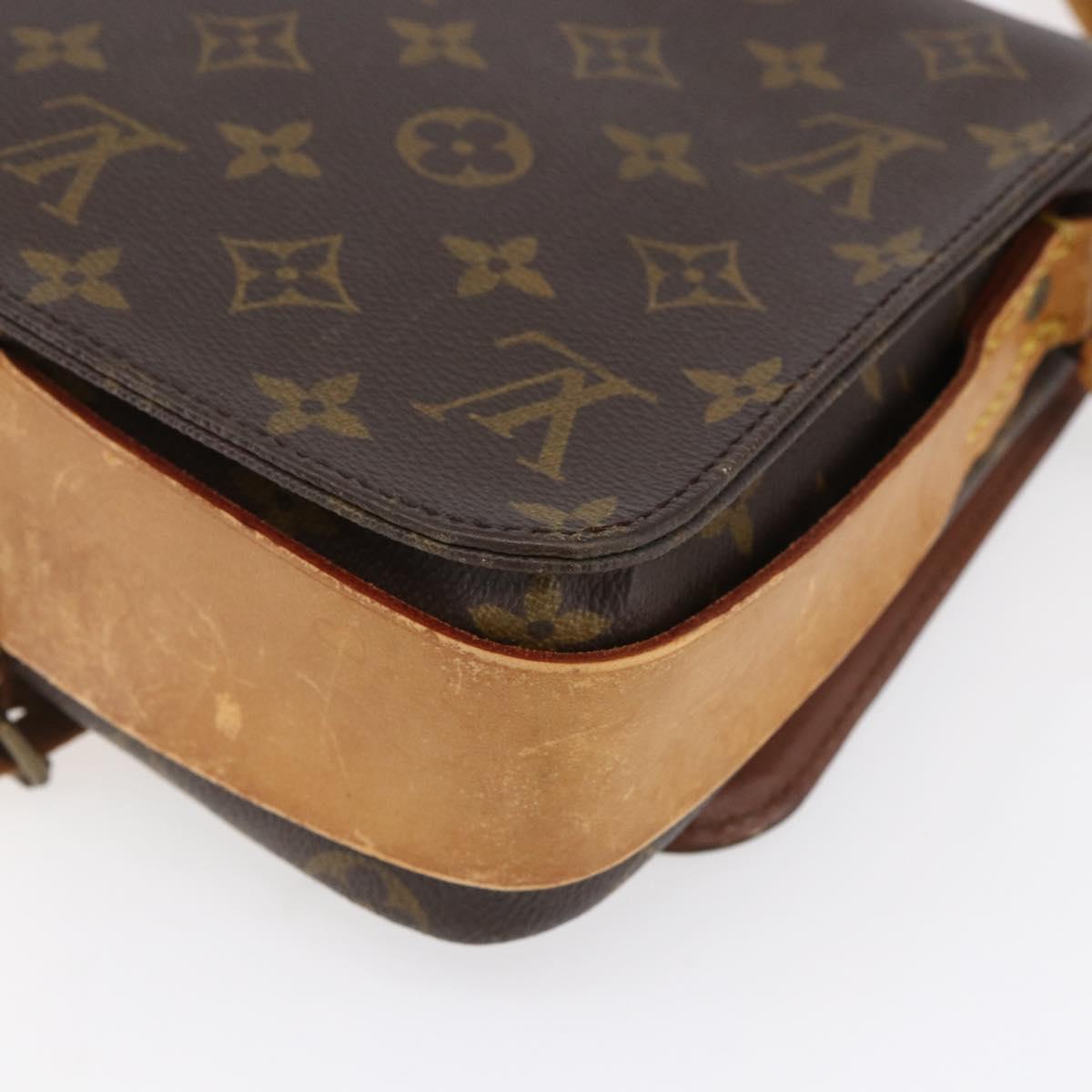 LOUIS VUITTON Monogram Cartouchiere MM Shoulder Bag M51253 LV Auth 151222