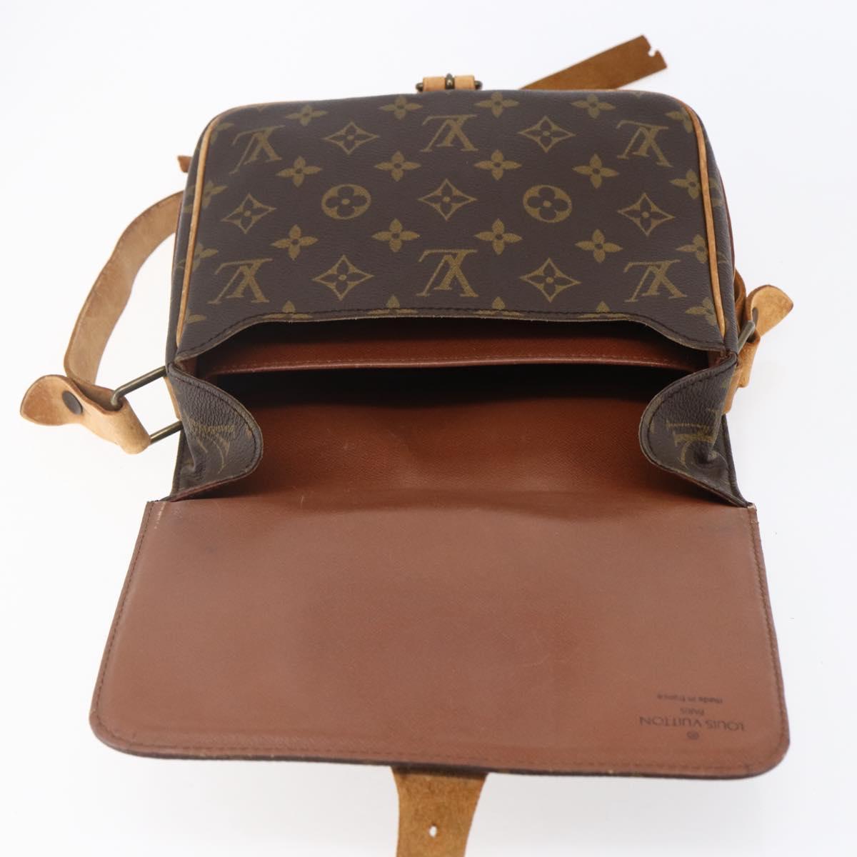 LOUIS VUITTON Monogram Cartouchiere MM Shoulder Bag M51253 LV Auth 151222