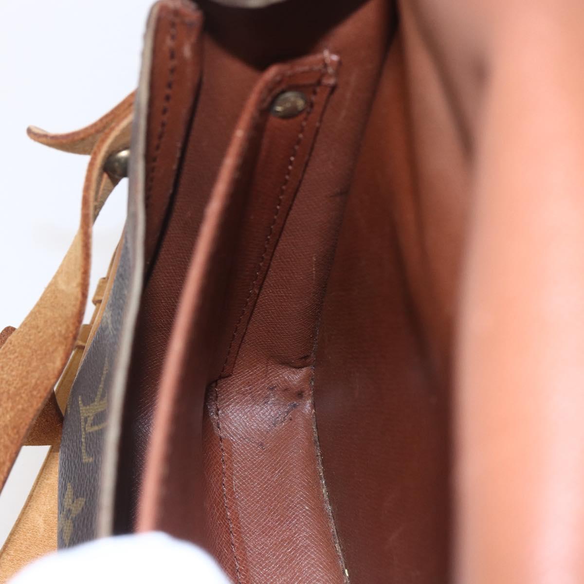 LOUIS VUITTON Monogram Cartouchiere MM Shoulder Bag M51253 LV Auth 151222