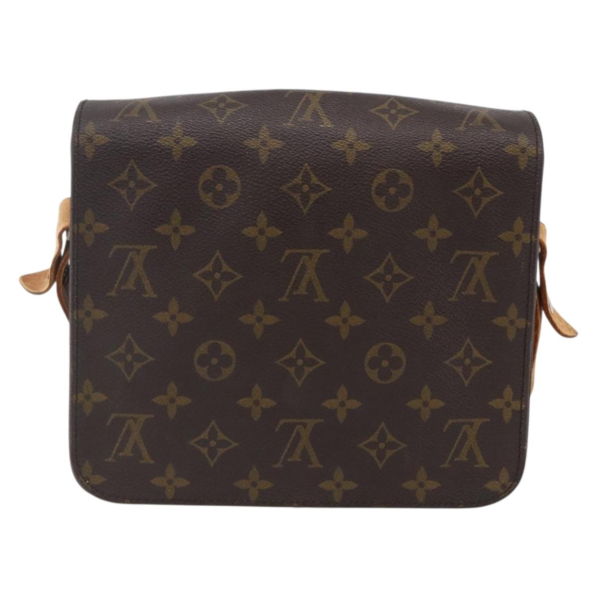 LOUIS VUITTON Monogram Cartouchiere MM Shoulder Bag M51253 LV Auth 151222
