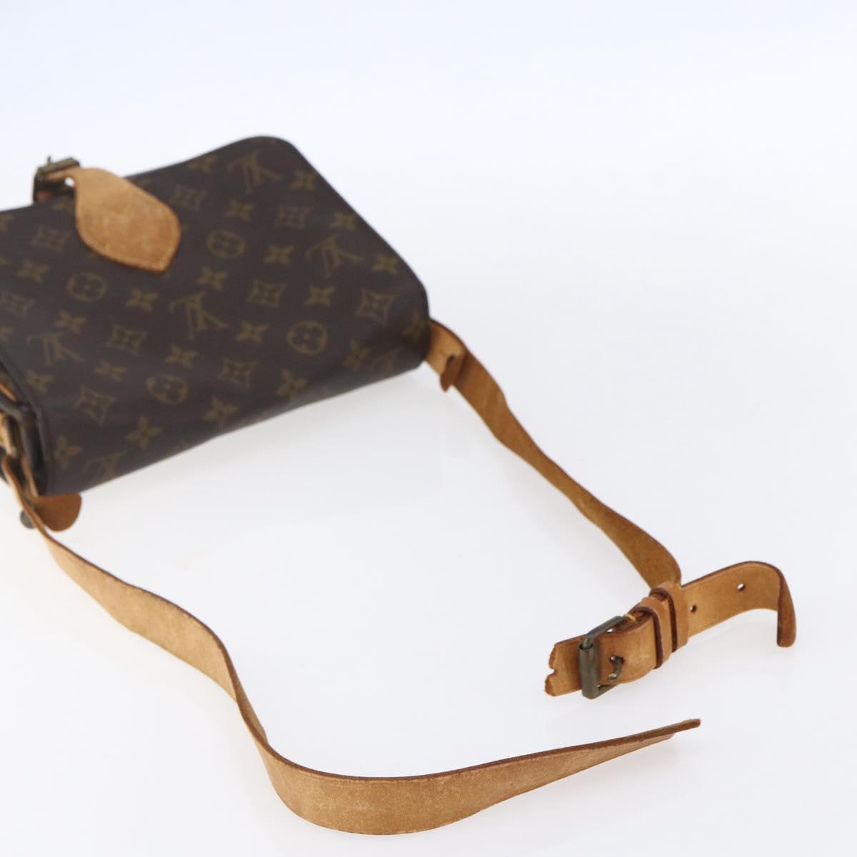 LOUIS VUITTON Monogram Cartouchiere MM Shoulder Bag M51253 LV Auth 151222