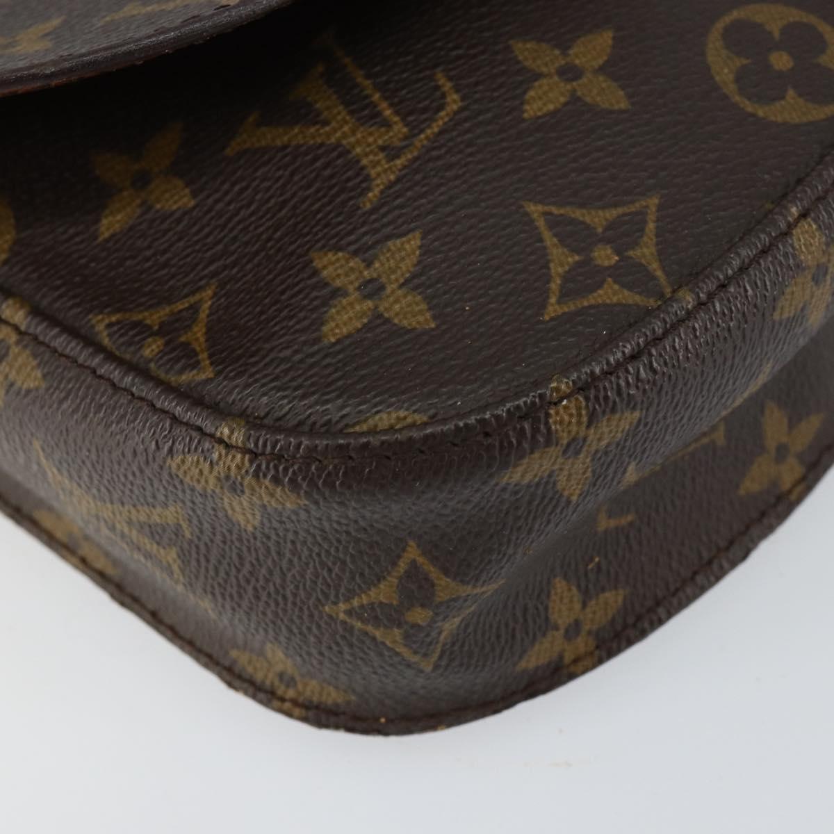 LOUIS VUITTON Monogram Saint Cloud PM Shoulder Bag M51244 LV Auth 151225