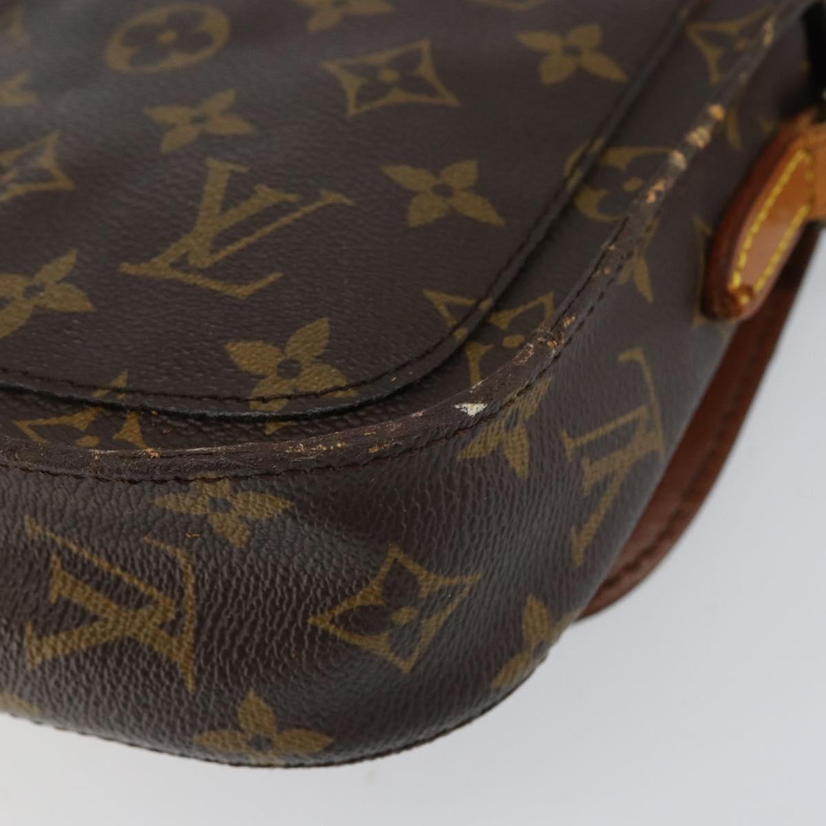 LOUIS VUITTON Monogram Saint Cloud PM Shoulder Bag M51244 LV Auth 151225