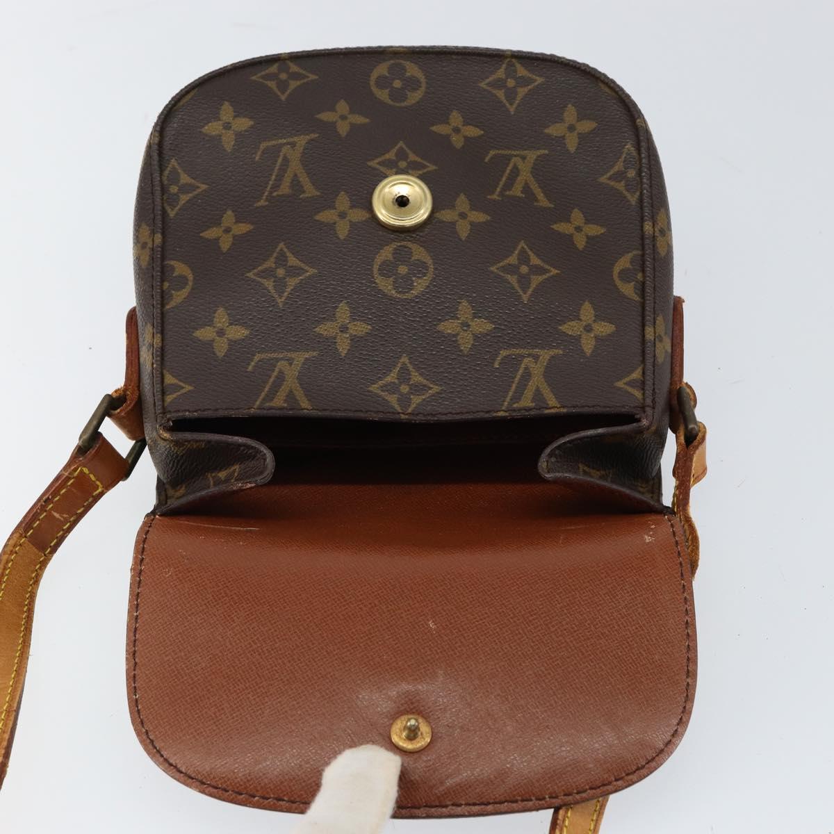 LOUIS VUITTON Monogram Saint Cloud PM Shoulder Bag M51244 LV Auth 151225