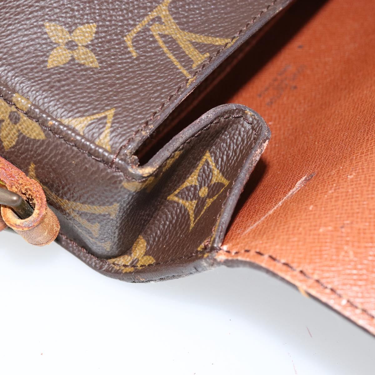 LOUIS VUITTON Monogram Saint Cloud PM Shoulder Bag M51244 LV Auth 151225