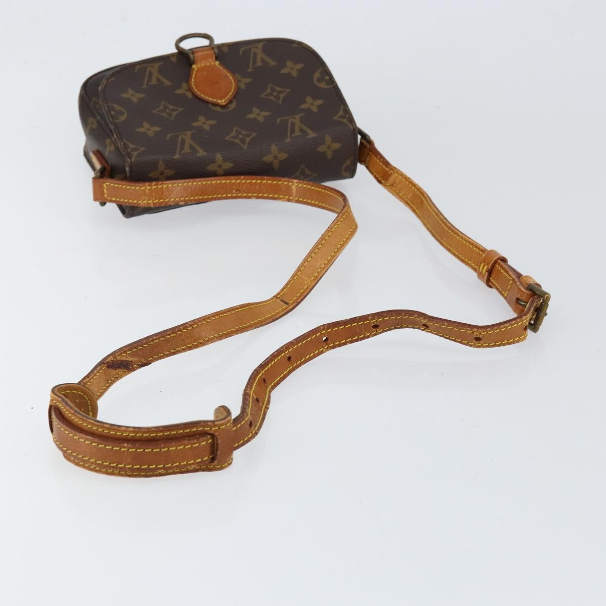 LOUIS VUITTON Monogram Saint Cloud PM Shoulder Bag M51244 LV Auth 151225