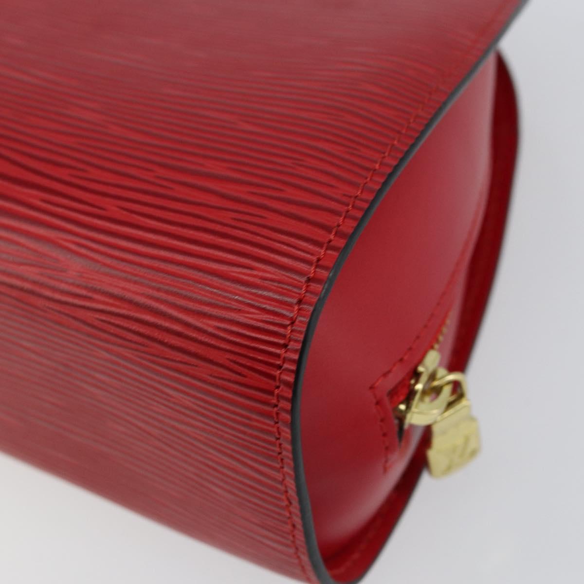 LOUIS VUITTON Epi Dauphine MM Pouch Red M48457 LV Auth 151231