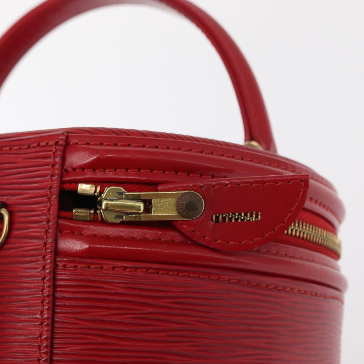LOUIS VUITTON Epi Cannes Hand Bag Red M48037 LV Auth 151232
