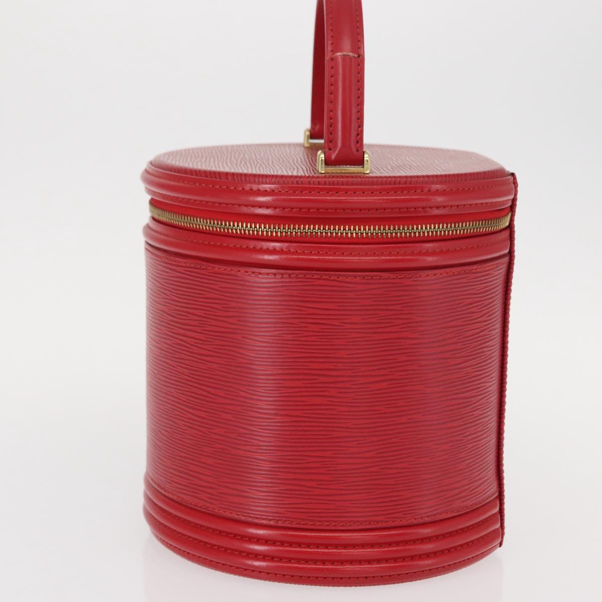 LOUIS VUITTON Epi Cannes Hand Bag Red M48037 LV Auth 151232