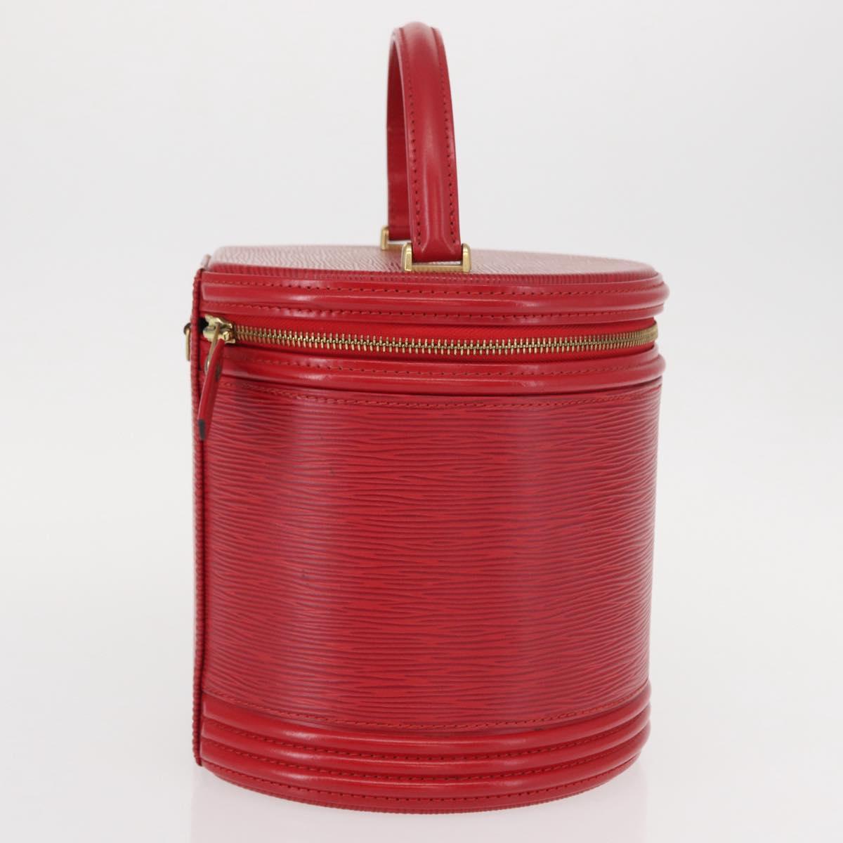 LOUIS VUITTON Epi Cannes Hand Bag Red M48037 LV Auth 151232