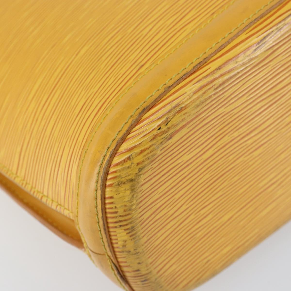 LOUIS VUITTON Epi Lussac Shoulder Bag Yellow M52289 LV Auth 151240