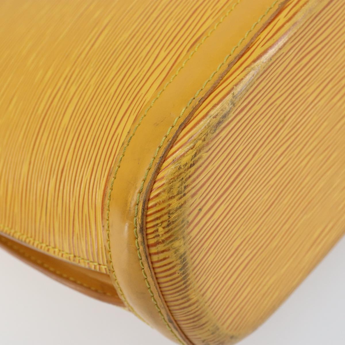 LOUIS VUITTON Epi Lussac Shoulder Bag Yellow M52289 LV Auth 151240