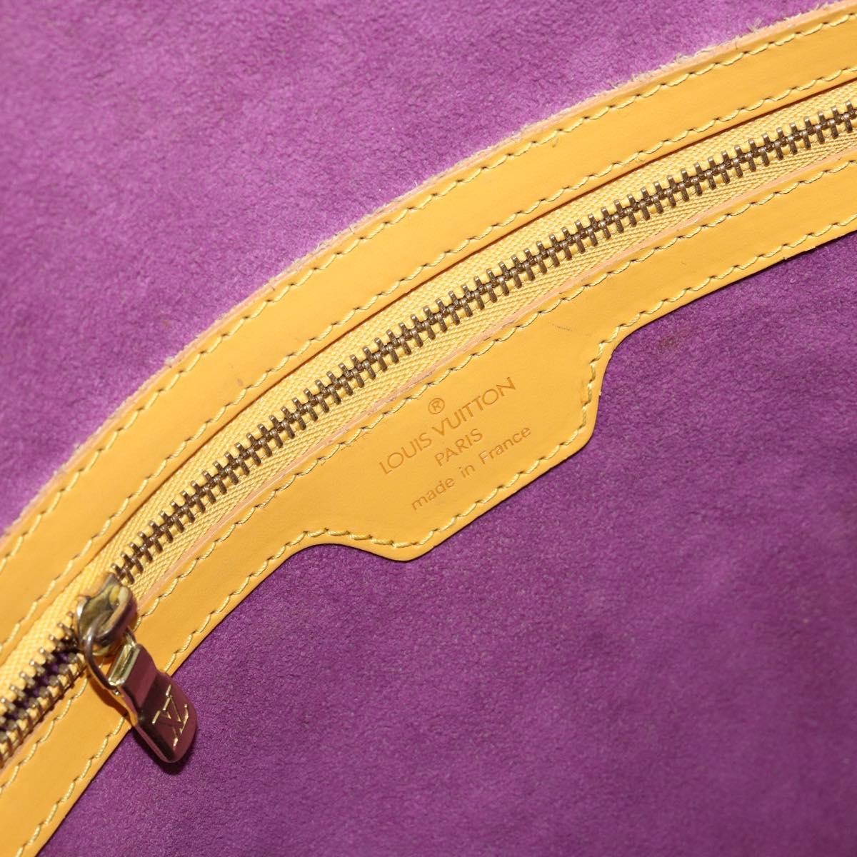 LOUIS VUITTON Epi Lussac Shoulder Bag Yellow M52289 LV Auth 151240