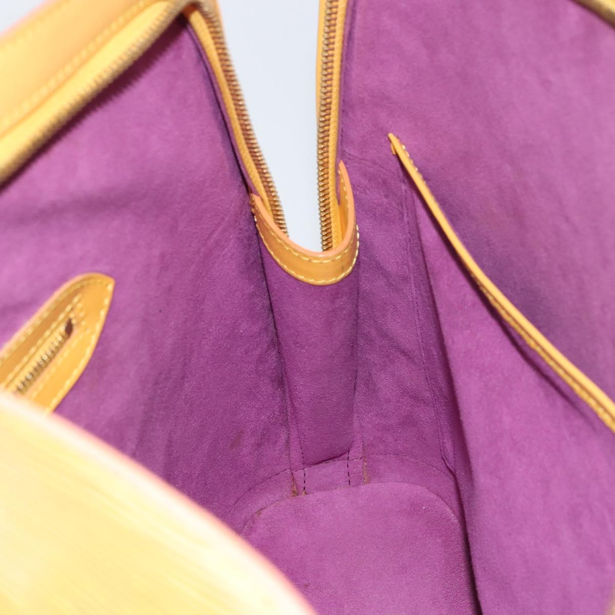 LOUIS VUITTON Epi Lussac Shoulder Bag Yellow M52289 LV Auth 151240