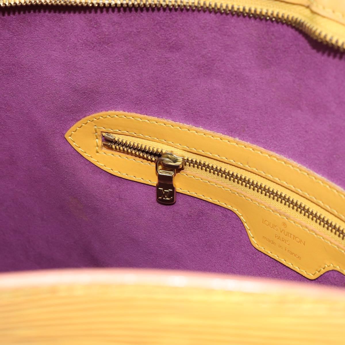 LOUIS VUITTON Epi Lussac Shoulder Bag Yellow M52289 LV Auth 151240
