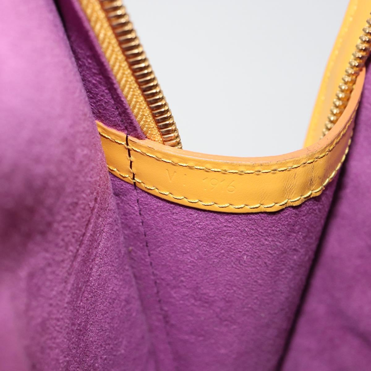 LOUIS VUITTON Epi Lussac Shoulder Bag Yellow M52289 LV Auth 151240