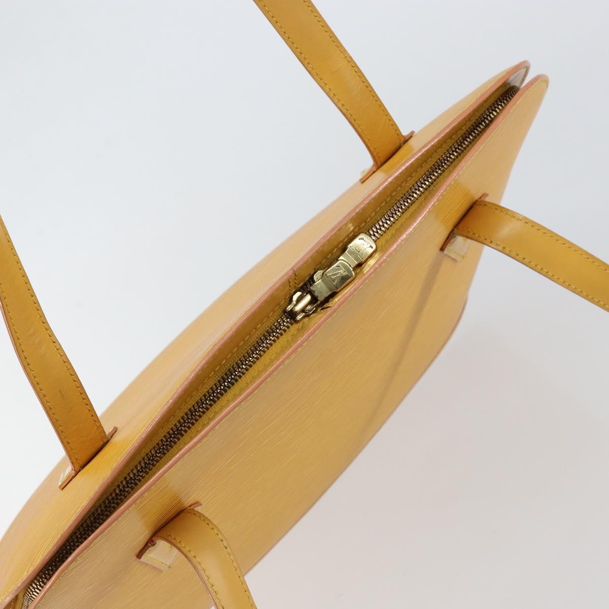 LOUIS VUITTON Epi Lussac Shoulder Bag Yellow M52289 LV Auth 151240