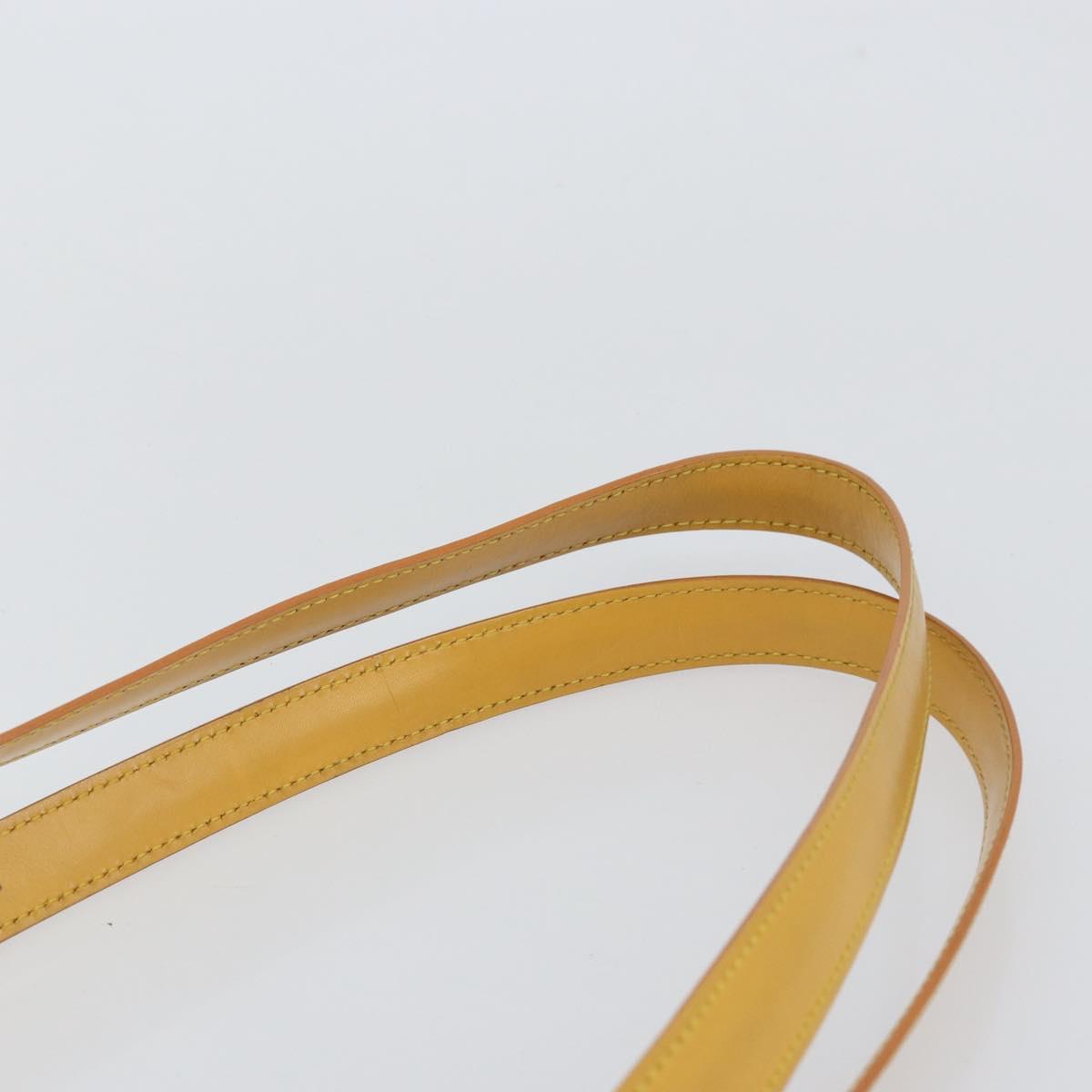 LOUIS VUITTON Epi Lussac Shoulder Bag Yellow M52289 LV Auth 151240