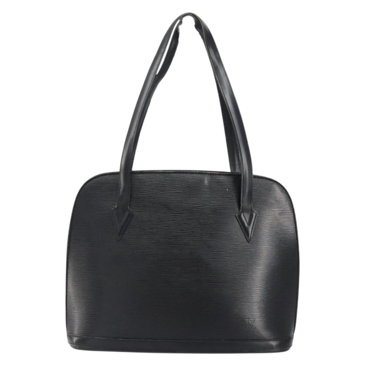 LOUIS VUITTON Epi Lussac Shoulder Bag Black M52282 LV Auth 151241