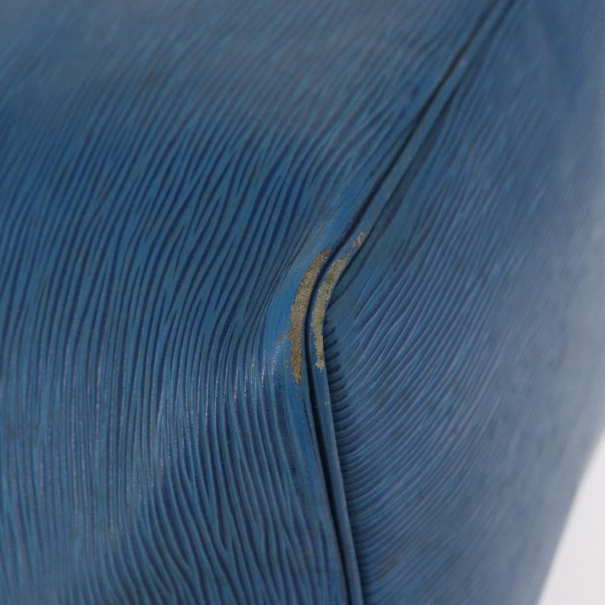 LOUIS VUITTON Epi Petit Noe Shoulder Bag Blue M44105 LV Auth 151242