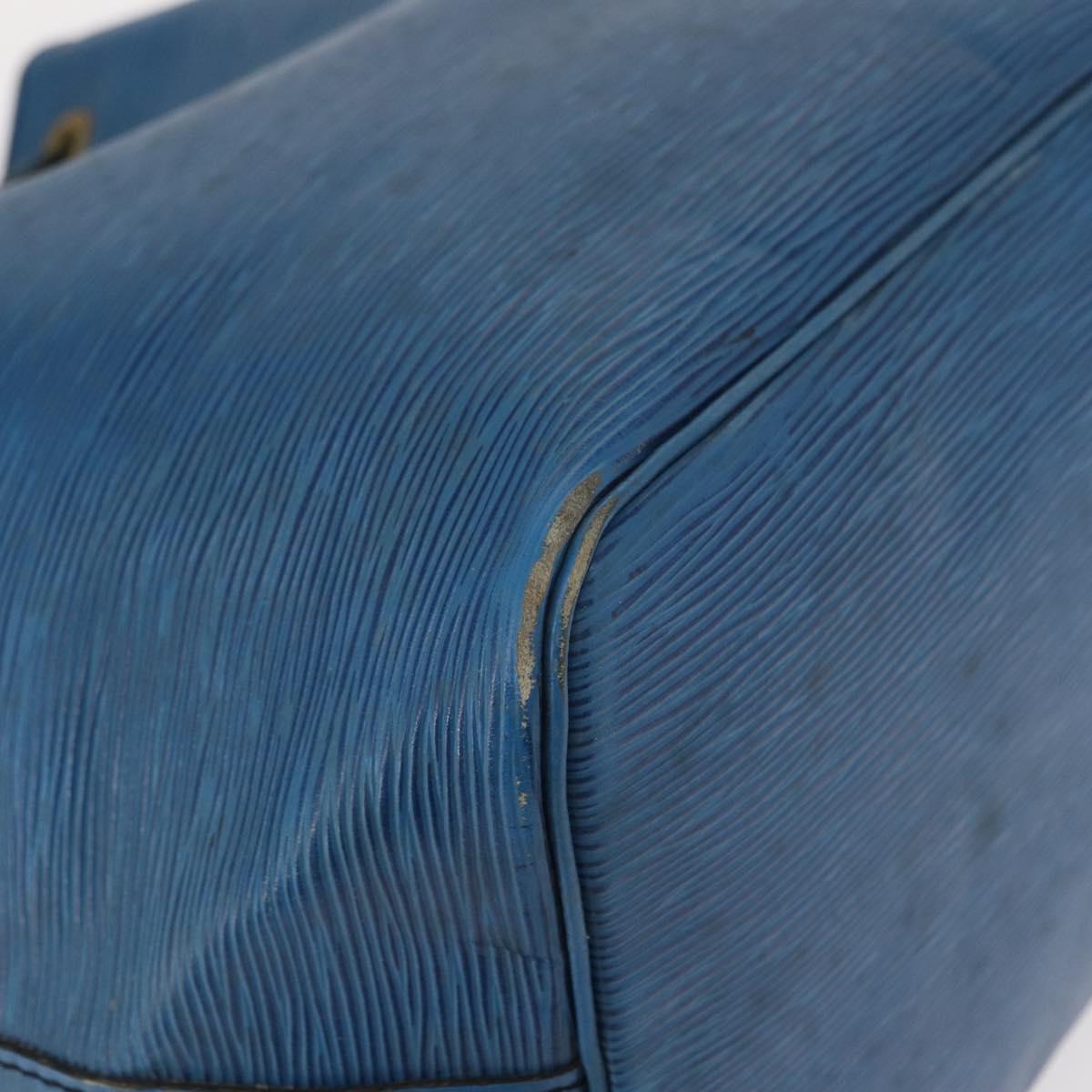 LOUIS VUITTON Epi Petit Noe Shoulder Bag Blue M44105 LV Auth 151242