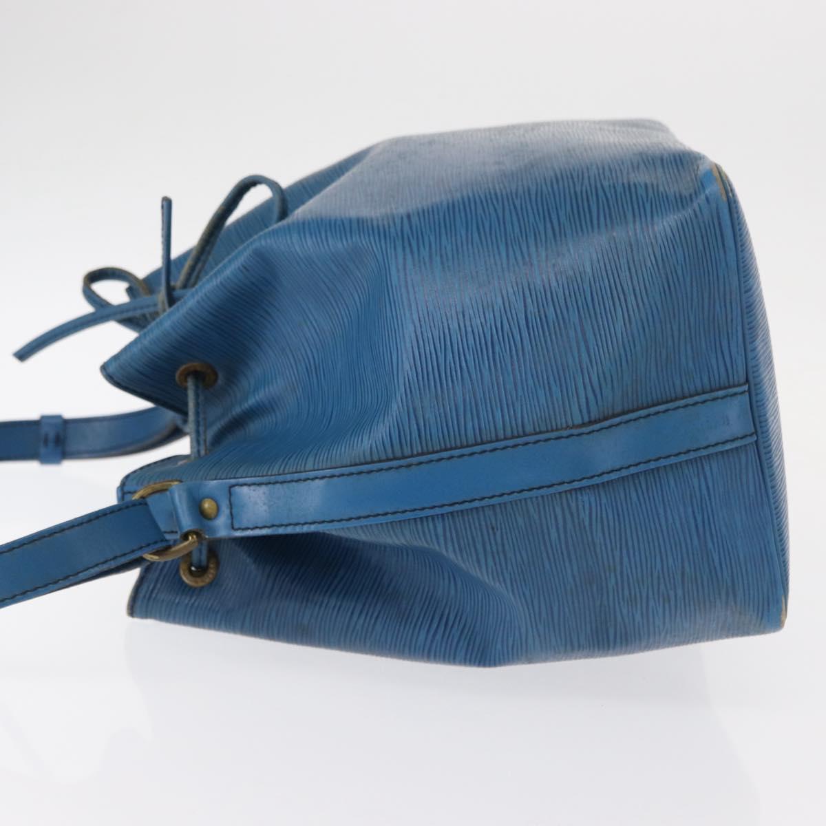 LOUIS VUITTON Epi Petit Noe Shoulder Bag Blue M44105 LV Auth 151242