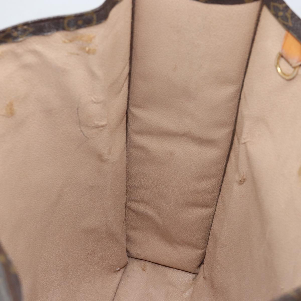 LOUIS VUITTON Monogram Sac Plat Hand Bag M51140 LV Auth 151250