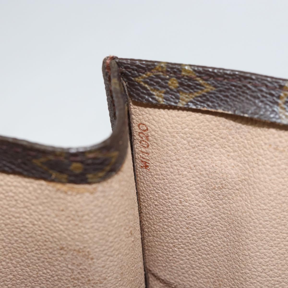 LOUIS VUITTON Monogram Sac Plat Hand Bag M51140 LV Auth 151250