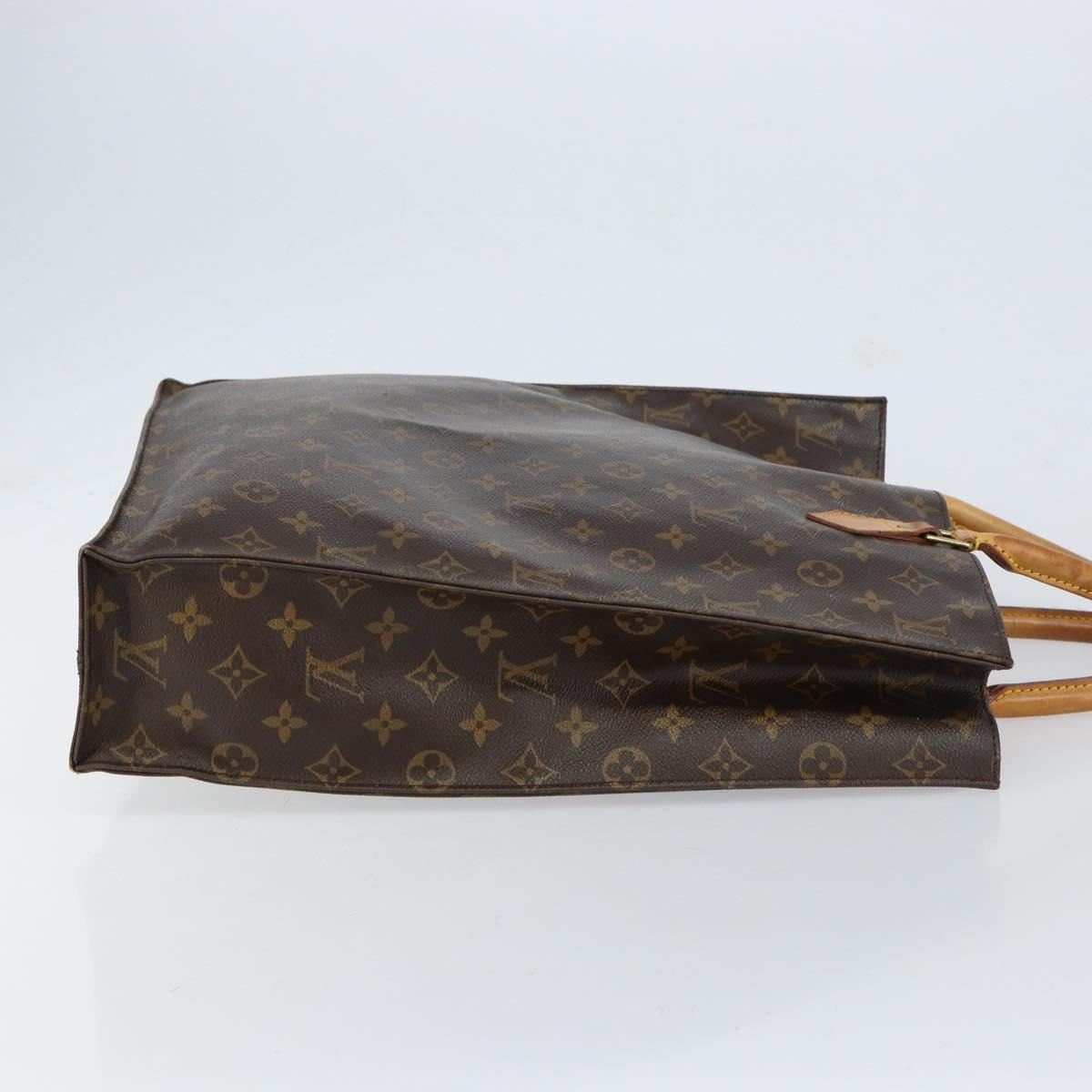 LOUIS VUITTON Monogram Sac Plat Hand Bag M51140 LV Auth 151250
