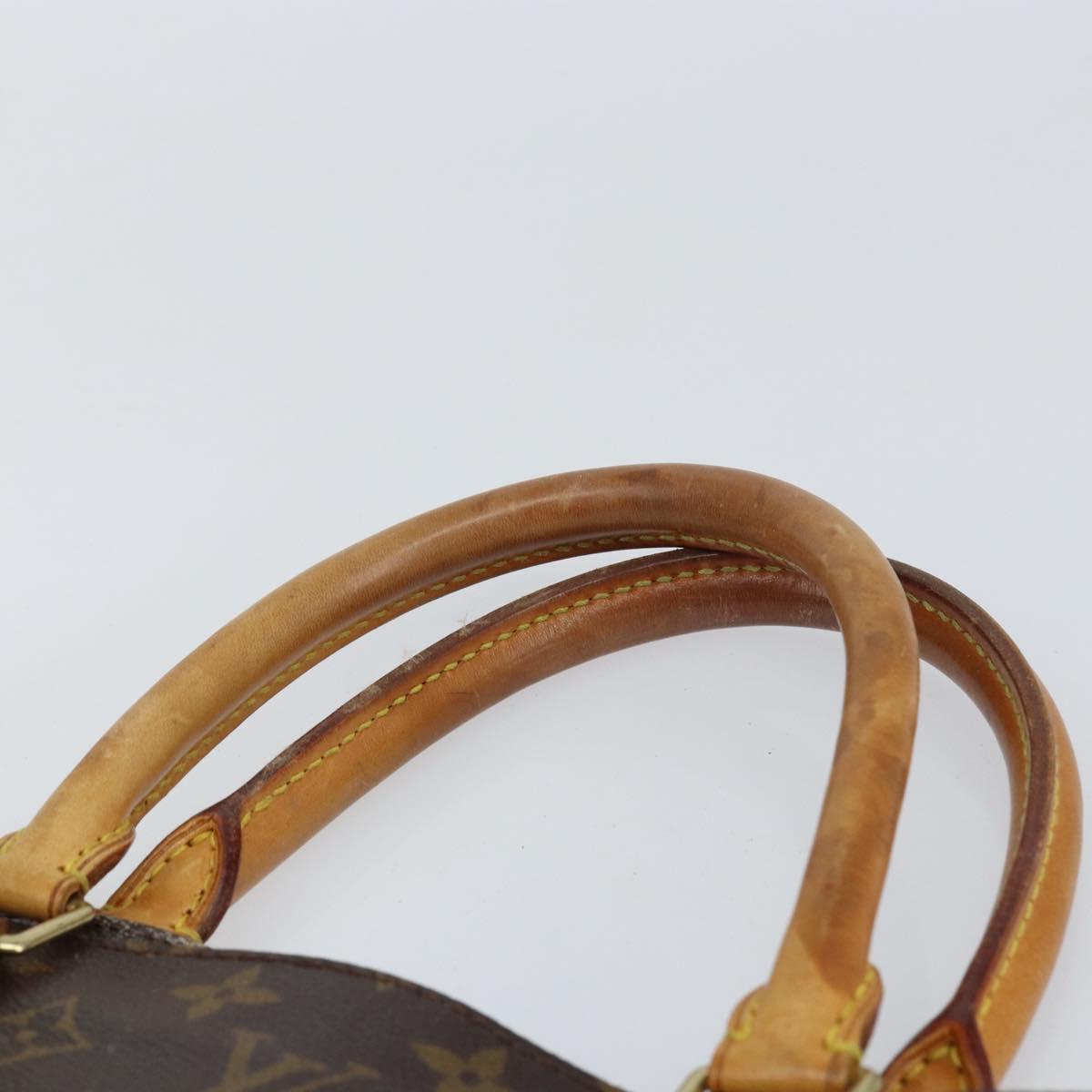 LOUIS VUITTON Monogram Sac Plat Hand Bag M51140 LV Auth 151250