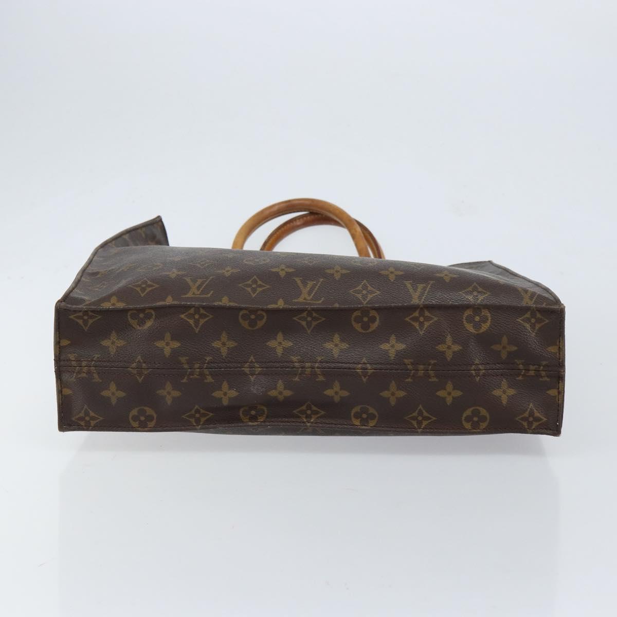 LOUIS VUITTON Monogram Sac Plat Hand Bag M51140 LV Auth 151250