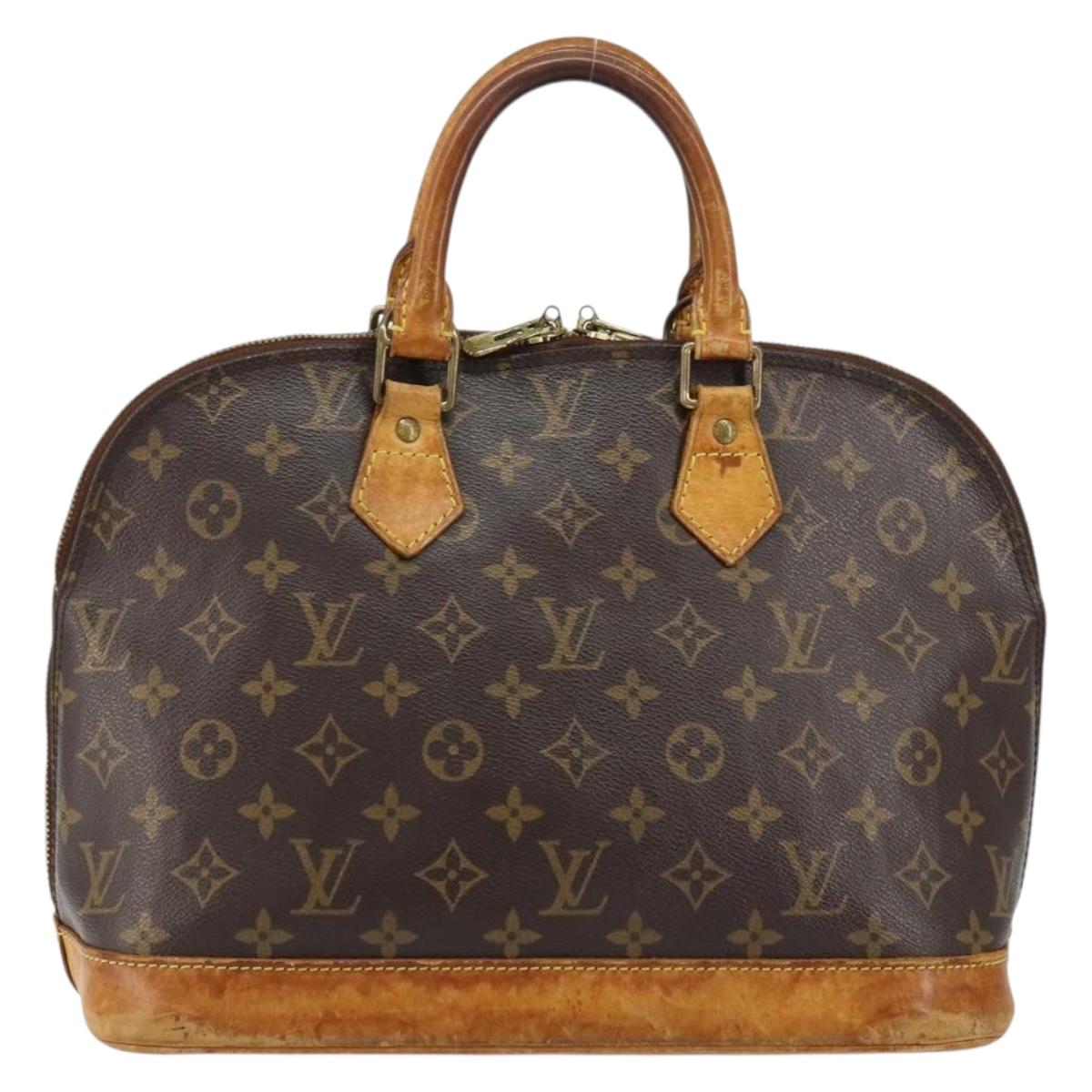 LOUIS VUITTON Monogram Alma Hand Bag M51130 LV Auth 151251
