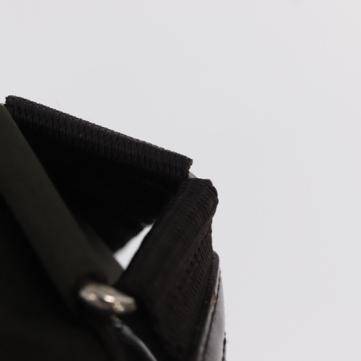 PRADA Backpack Nylon Khaki Silver Auth 151263