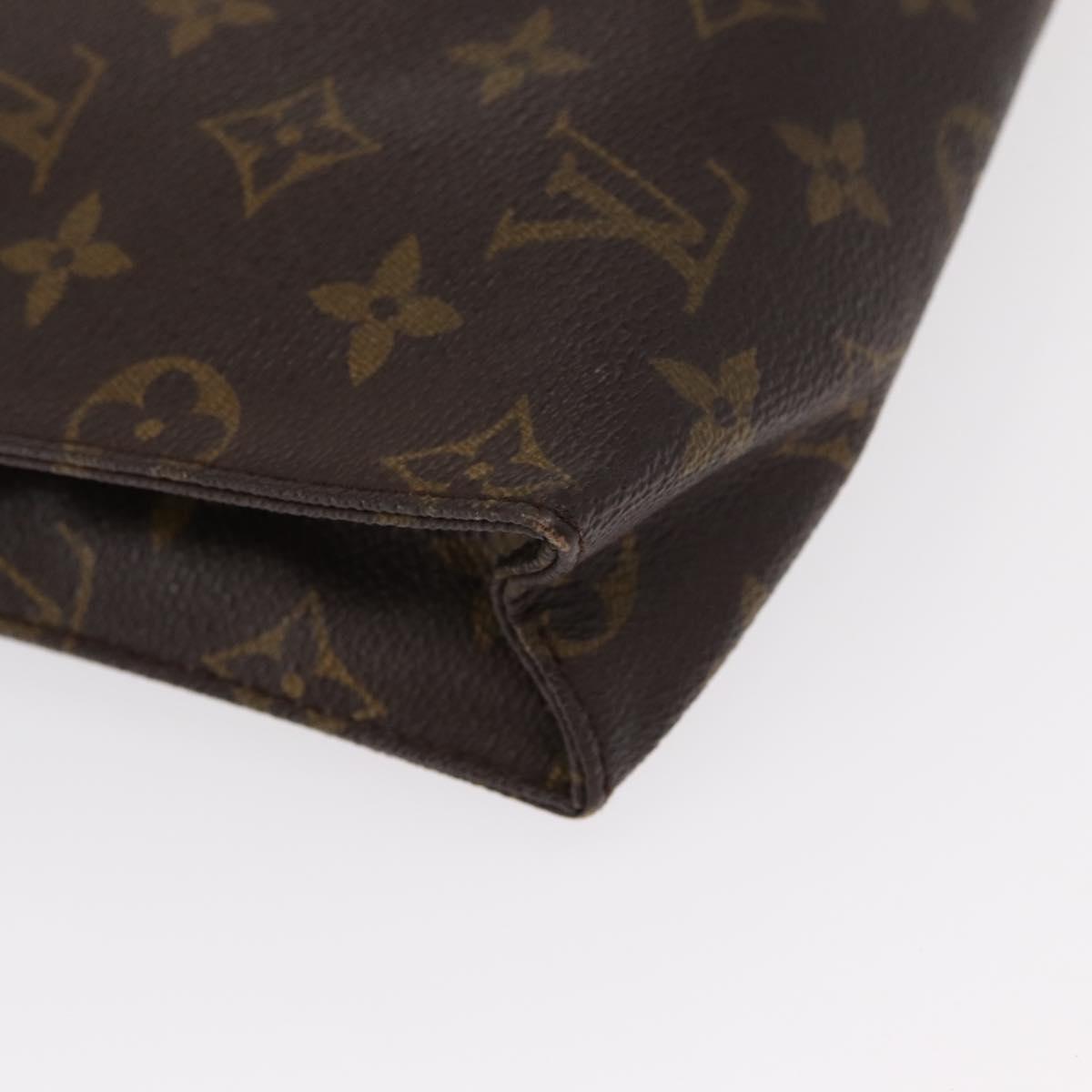 LOUIS VUITTON Monogram Poche Toilette 26 Pouch M47542 LV Auth 151283
