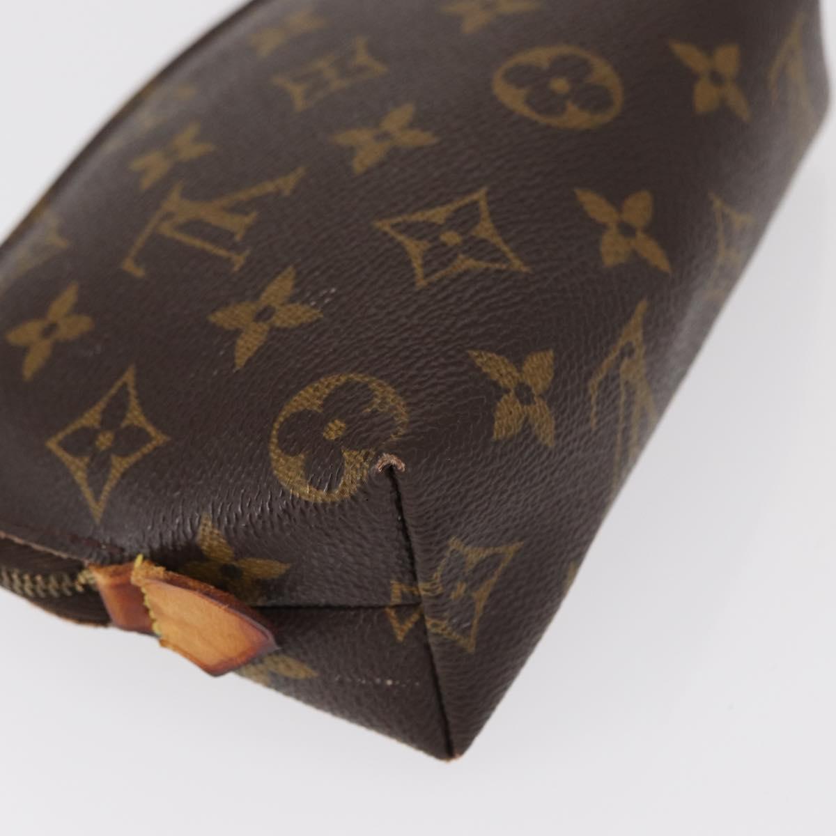 LOUIS VUITTON Monogram Pochette Cosmetic PM Pouch M43998 LV Auth 151284