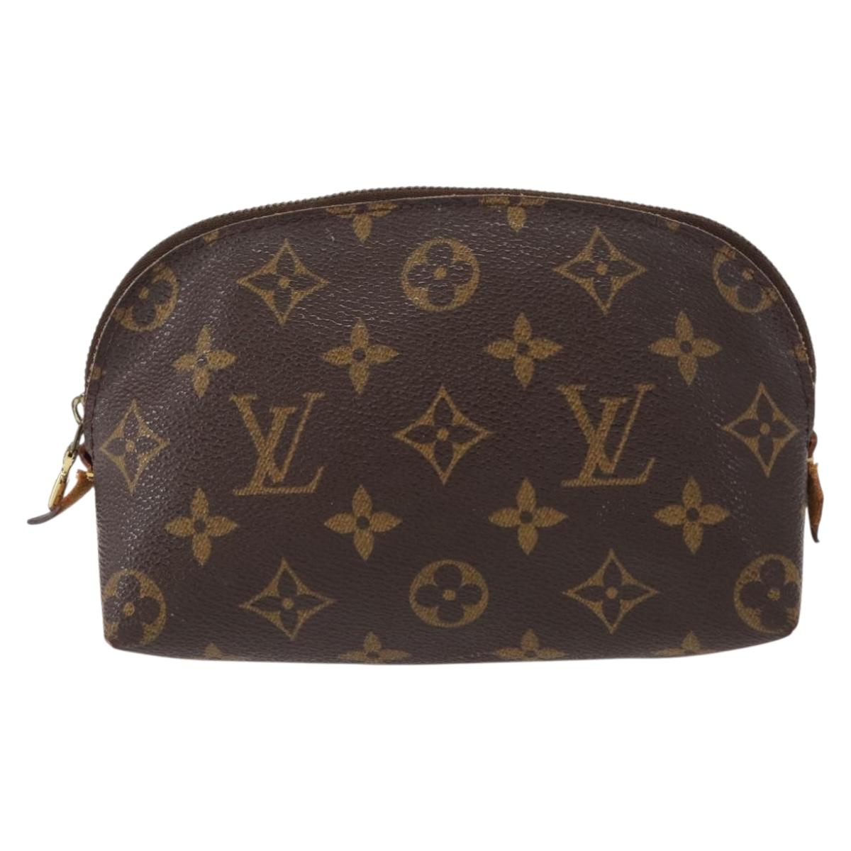 LOUIS VUITTON Monogram Pochette Cosmetic PM Pouch M43998 LV Auth 151284