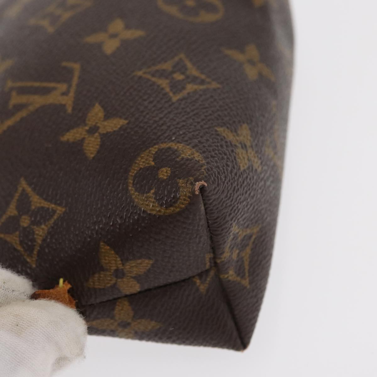 LOUIS VUITTON Monogram Pochette Cosmetic PM Pouch M43998 LV Auth 151284