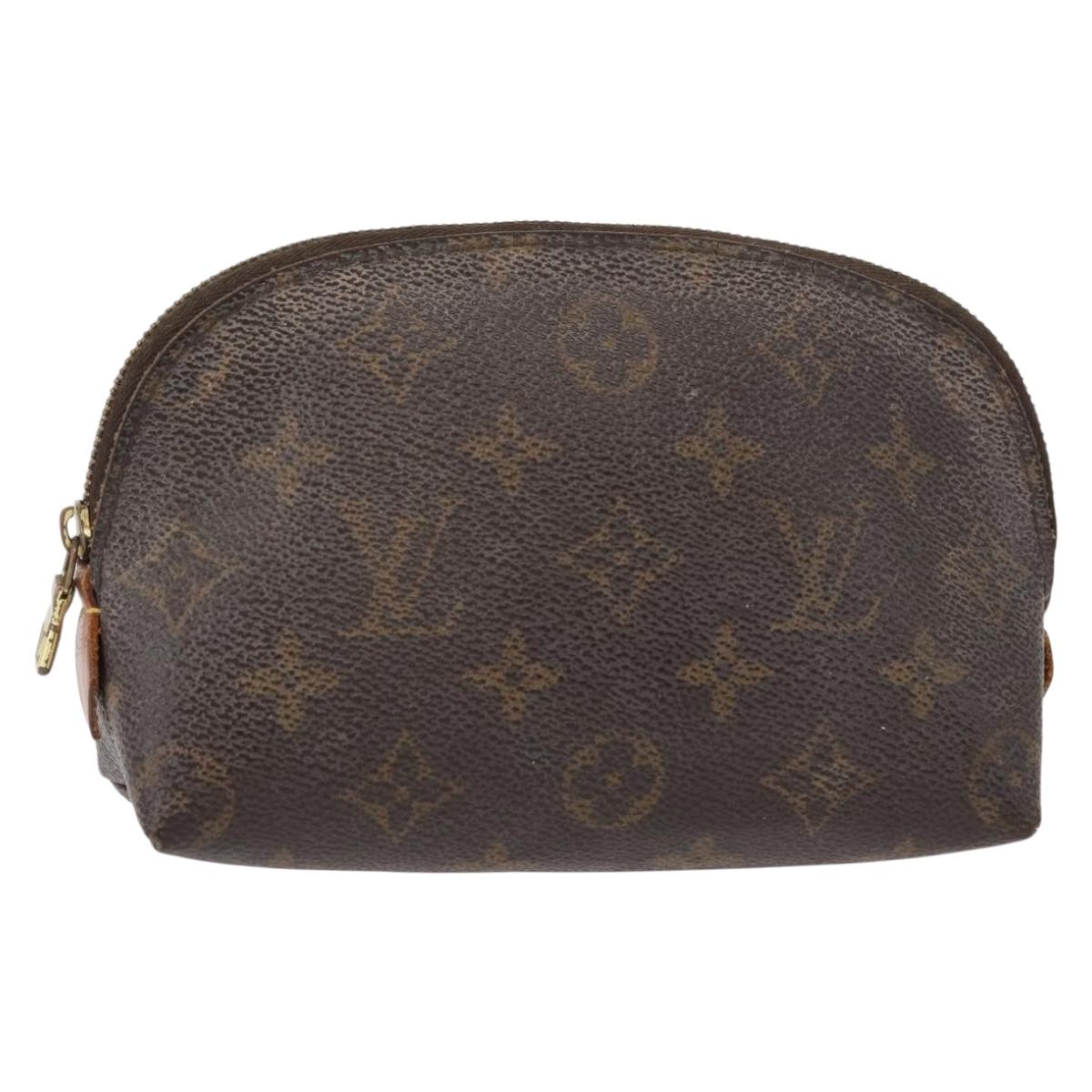 LOUIS VUITTON Monogram Pochette Cosmetic PM Pouch M43998 LV Auth 151285