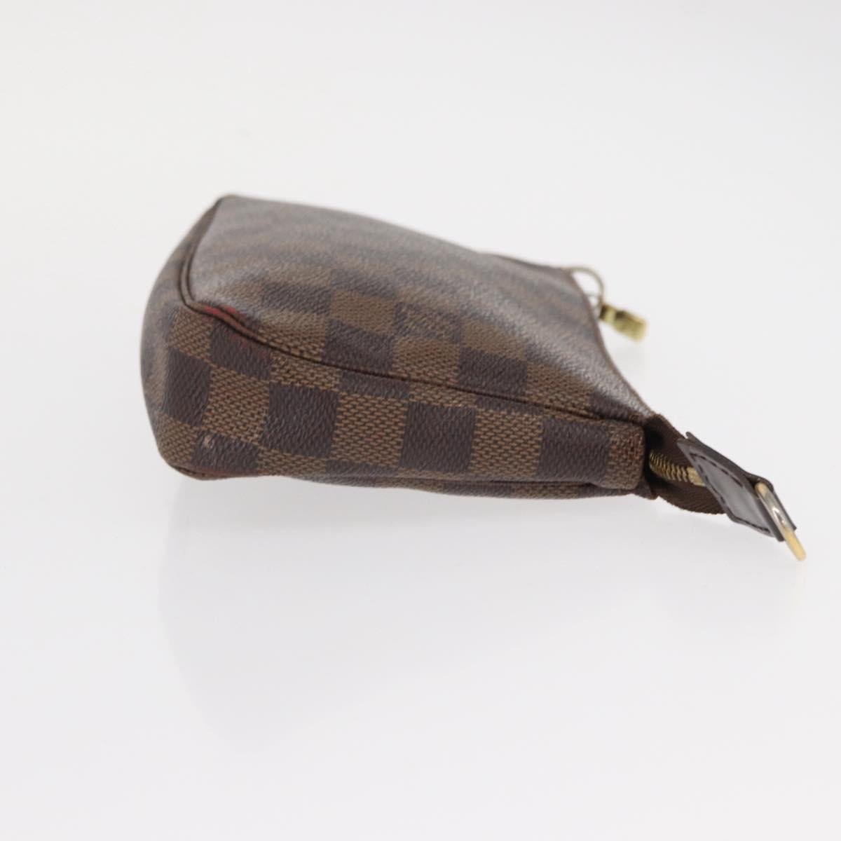 LOUIS VUITTON Damier Ebene Pochette Accessoires Pouch N41206 LV Auth 151288