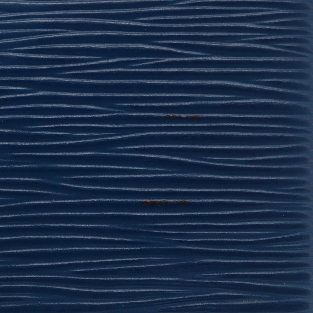 LOUIS VUITTON Epi Agenda PM Day Planner Cover Blue R20055 LV Auth 151290