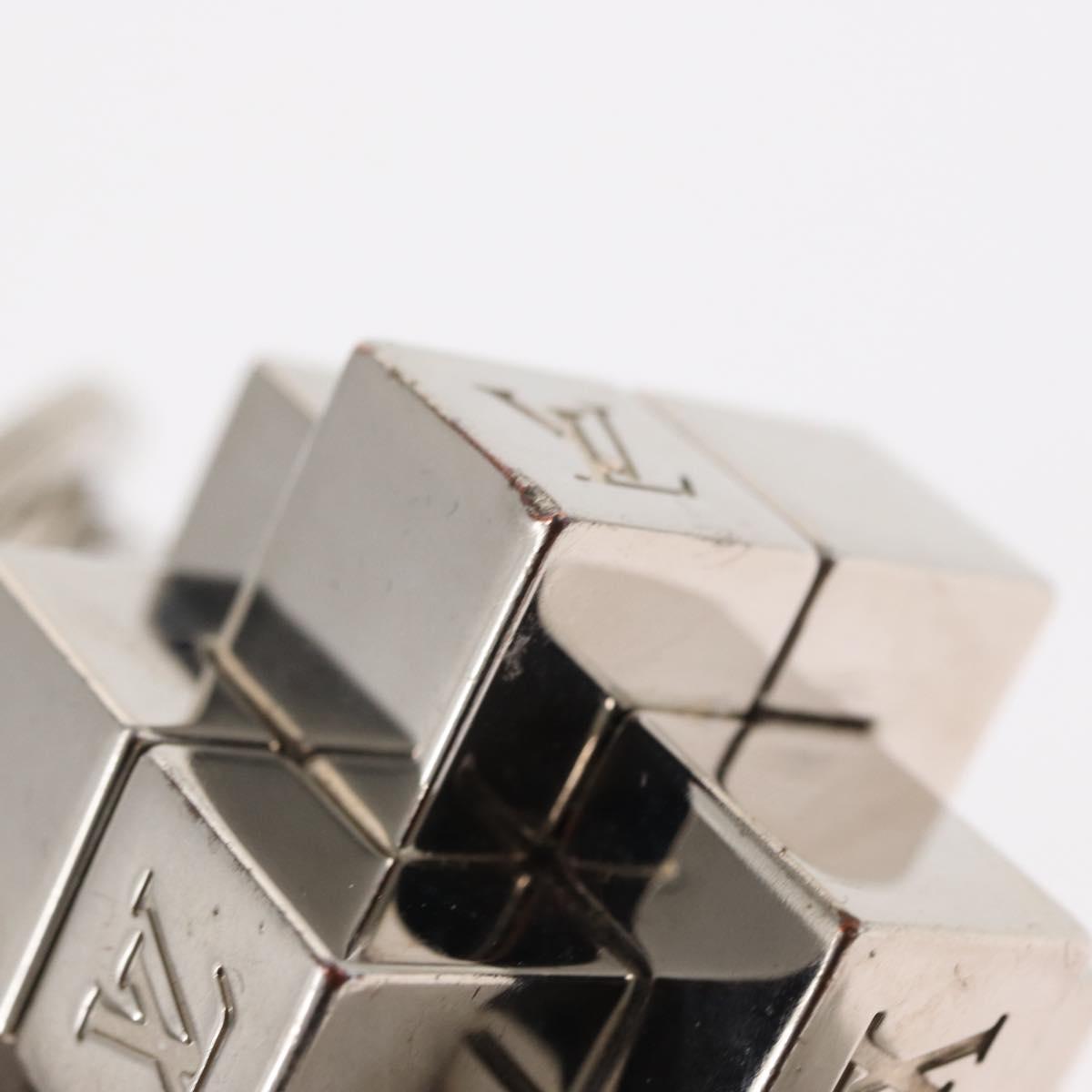 LOUIS VUITTON Key Holder Gold Plated Key Holder Metal Silver M67218 Auth 151292