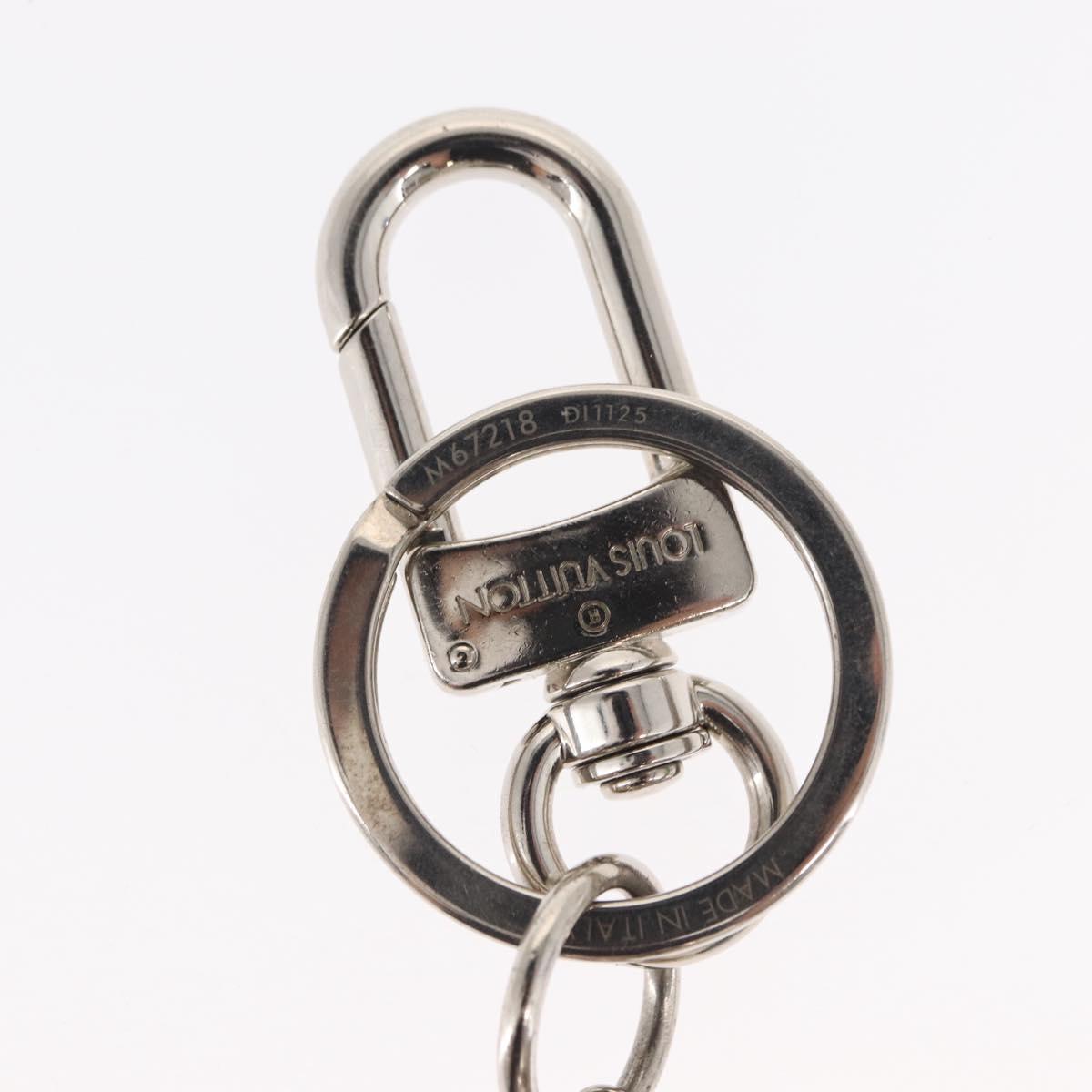 LOUIS VUITTON Key Holder Gold Plated Key Holder Metal Silver M67218 Auth 151292